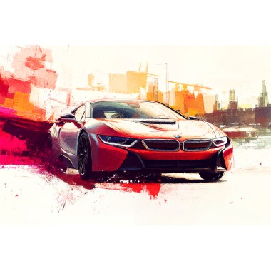 Abstracte BMW i8